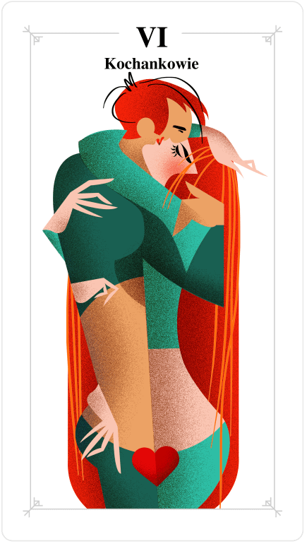 tarot, kochankowie