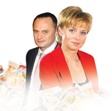 Jolanta Pieńkowska i Leszek Czarnecki