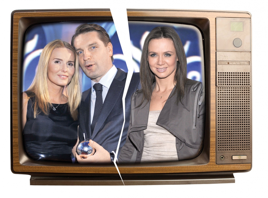Kinga Rusin i Tomasz Lis